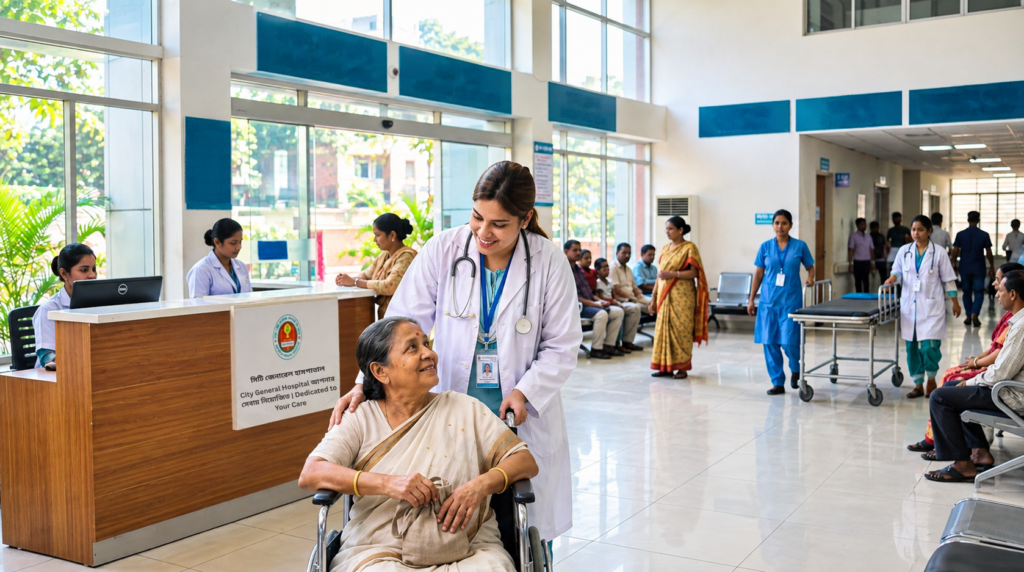 সিটি জেনারেল হাসপাতাল City General Hospital আপনার সেবায় নিয়োজিত Dedicated to Your Care